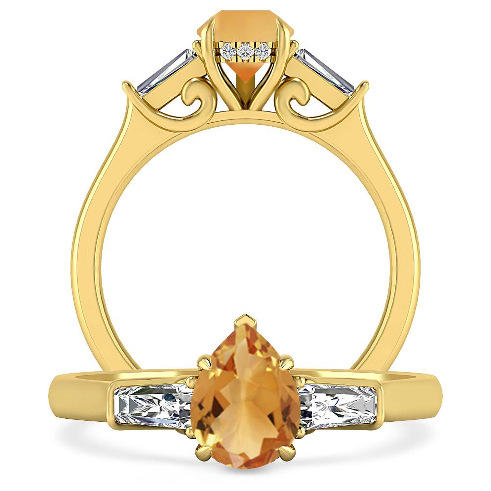 Yellow Gold - Citrine