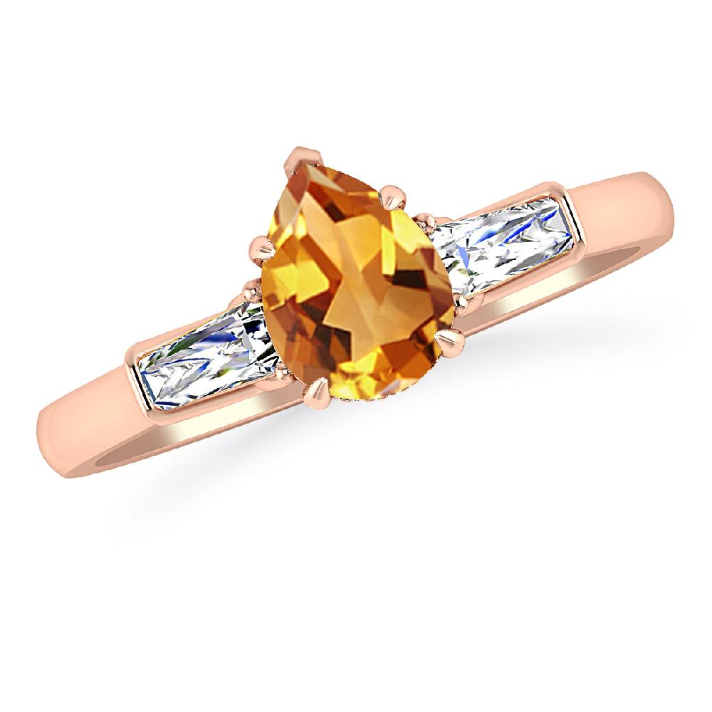 Rose Gold - Citrine