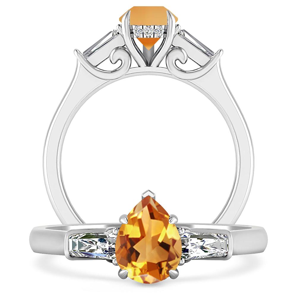 White Gold - Citrine