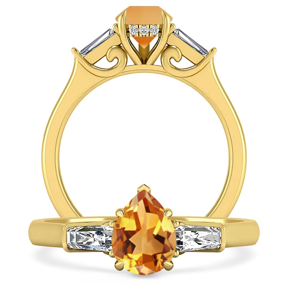 Yellow Gold - Citrine