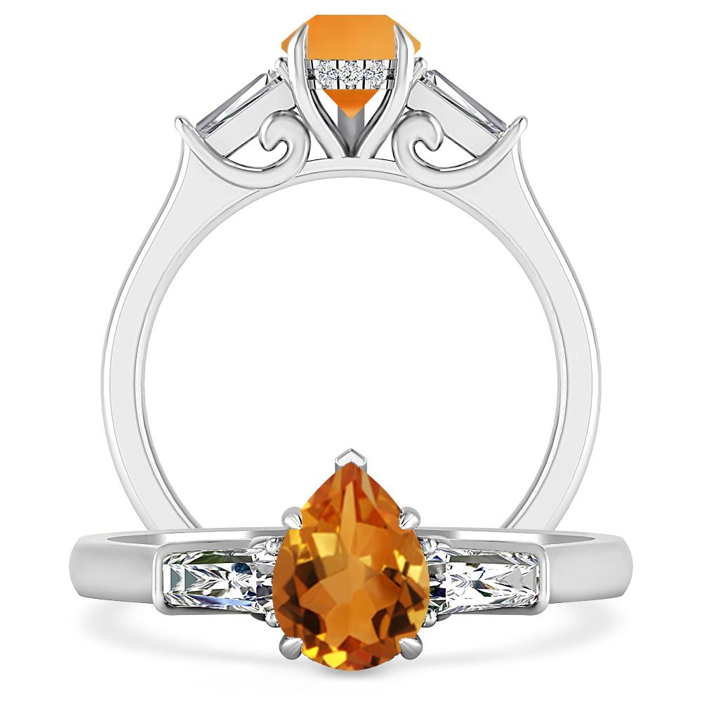 White Gold - Citrine