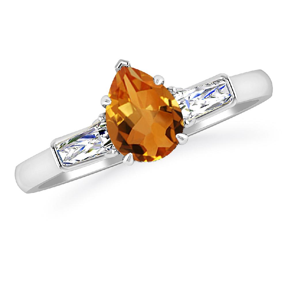 White Gold - Citrine