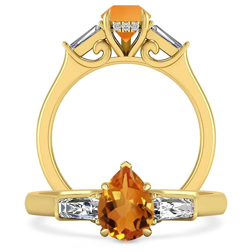 Yellow Gold - Citrine