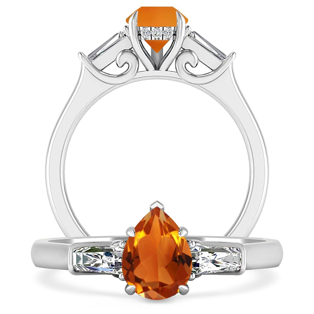 White Gold - Citrine