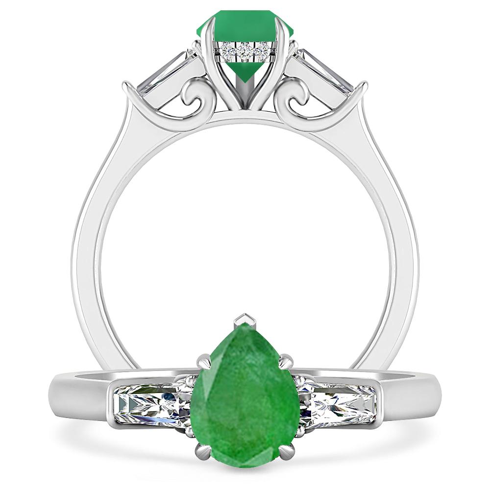 White Gold - Emerald