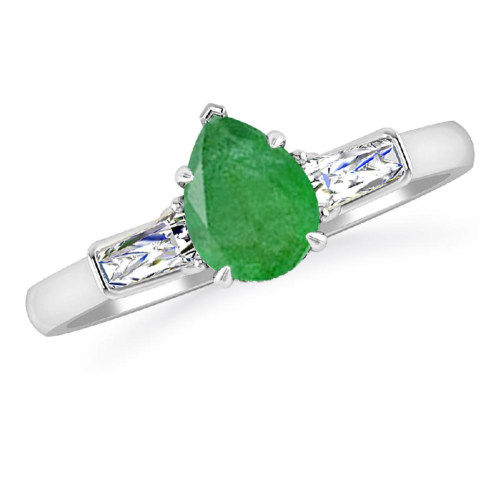 White Gold - Emerald