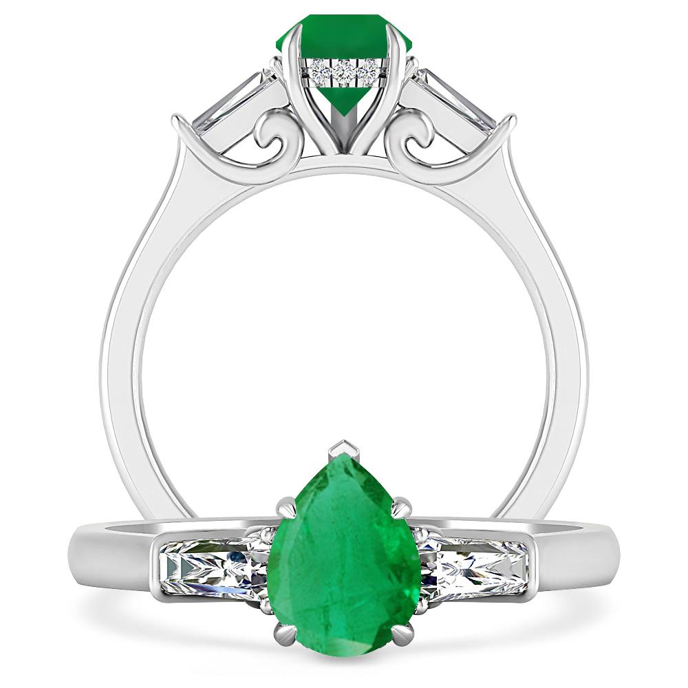 White Gold - Emerald