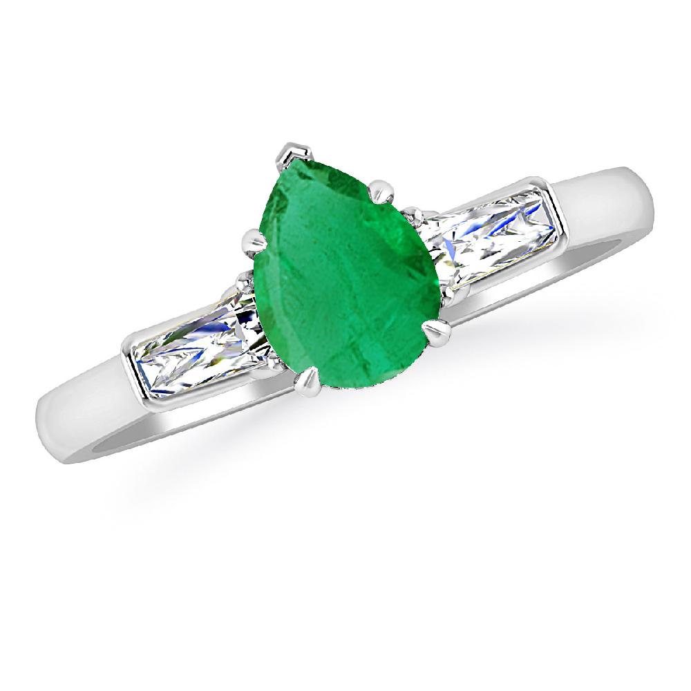 White Gold - Emerald