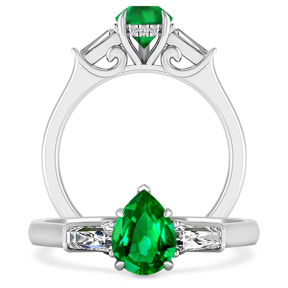 White Gold - Emerald