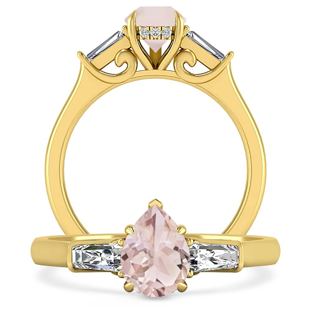 Yellow Gold - Morganite