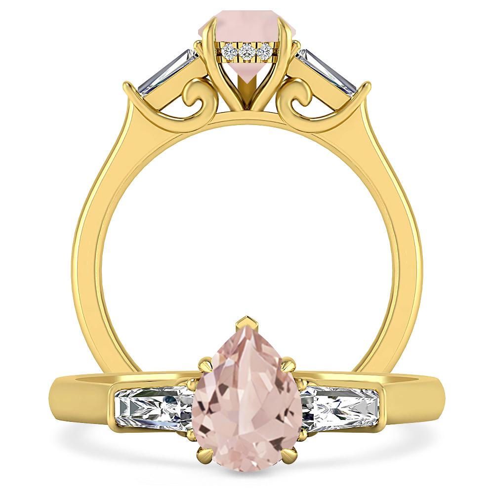 Yellow Gold - Morganite