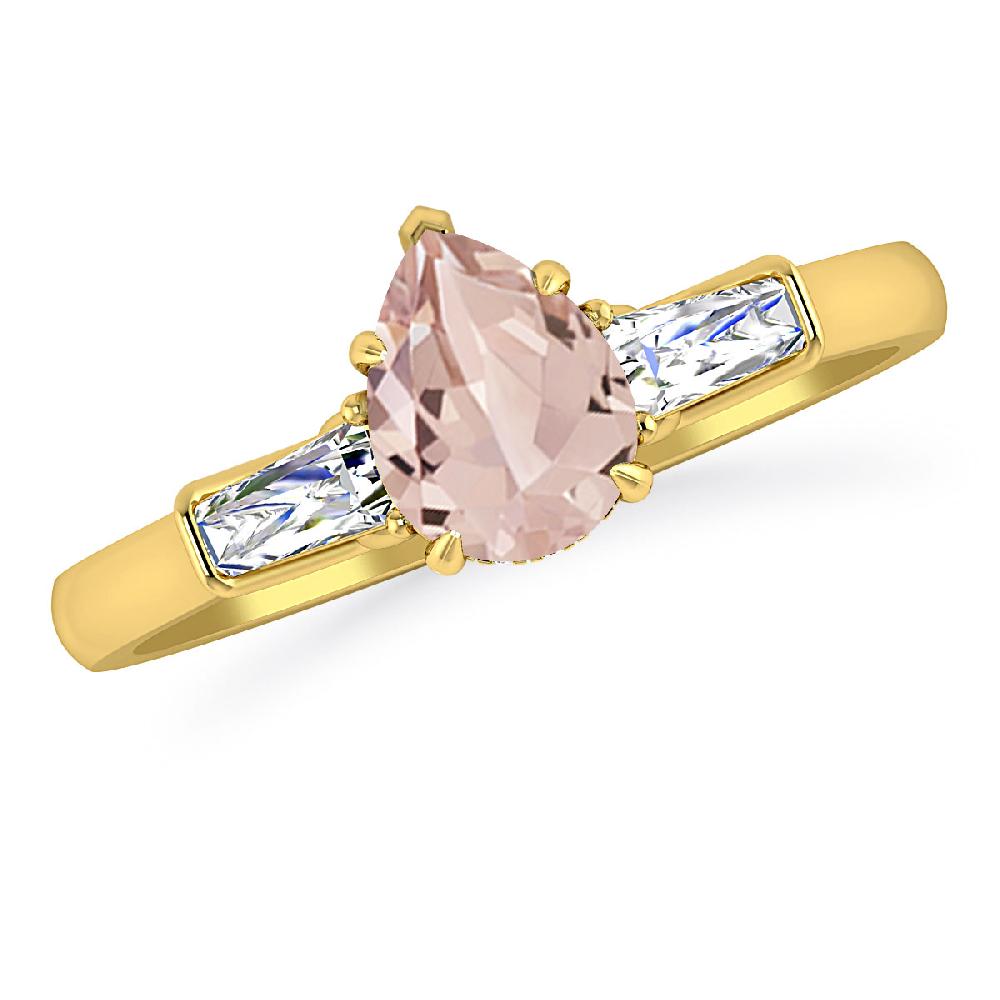 Yellow Gold - Morganite