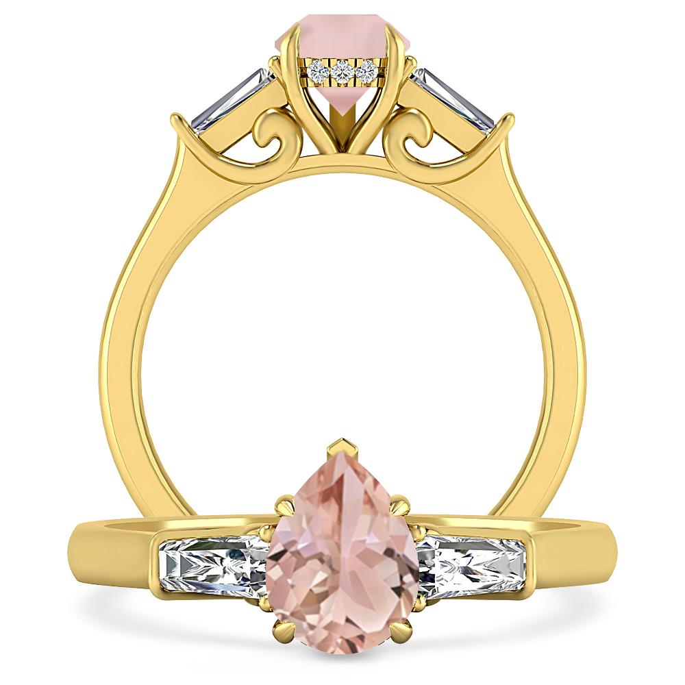 Yellow Gold - Morganite