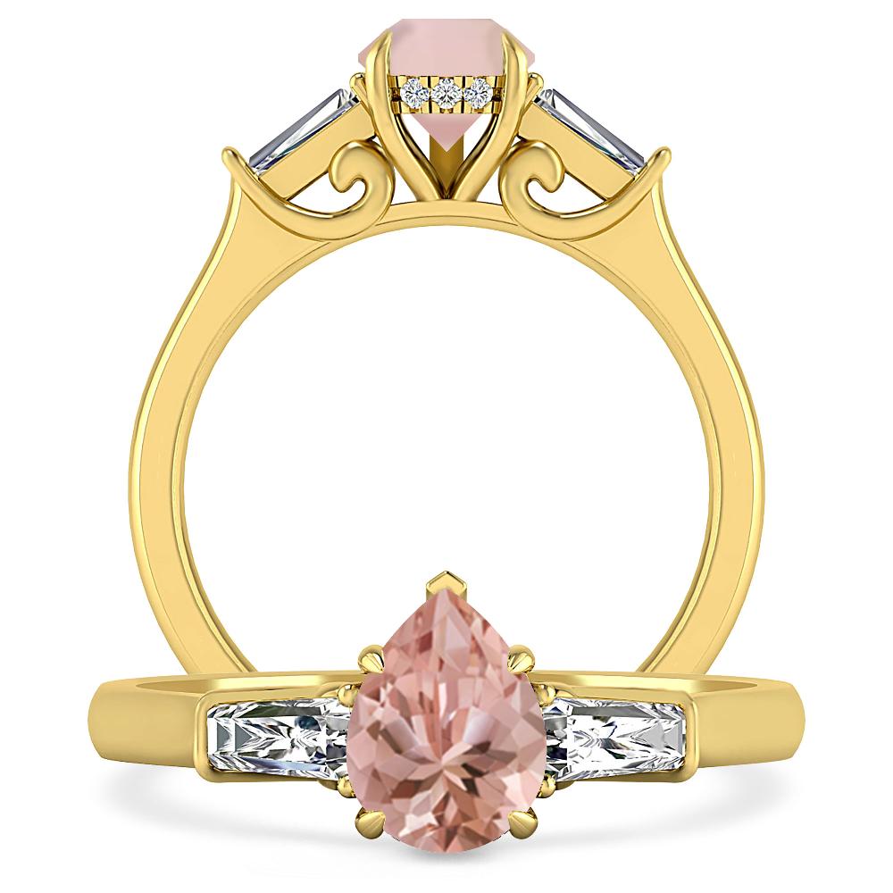 Yellow Gold - Morganite