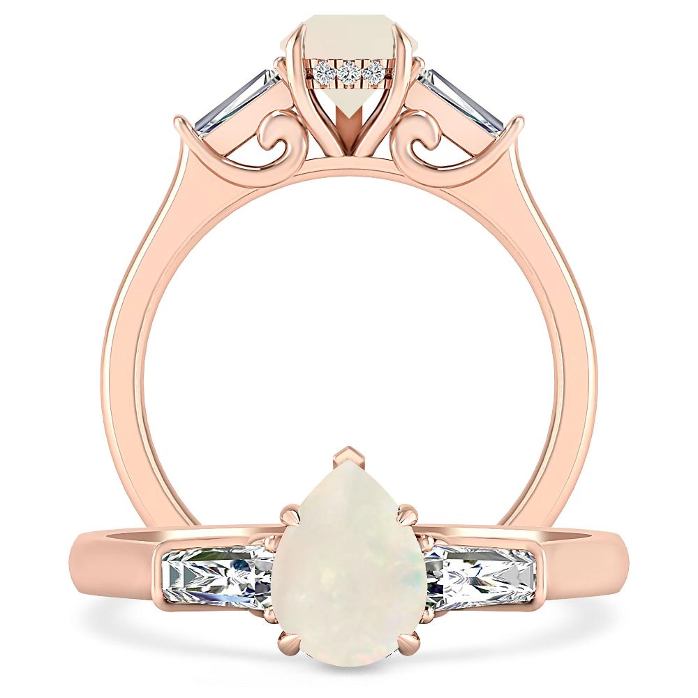 Rose Gold - Opal