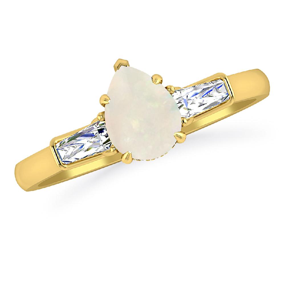 Yellow Gold - Opal