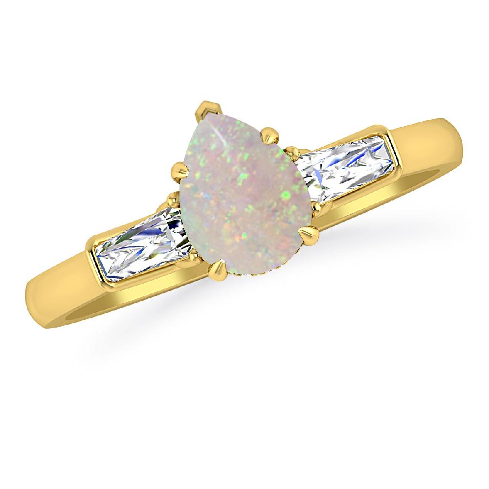 Yellow Gold - Opal