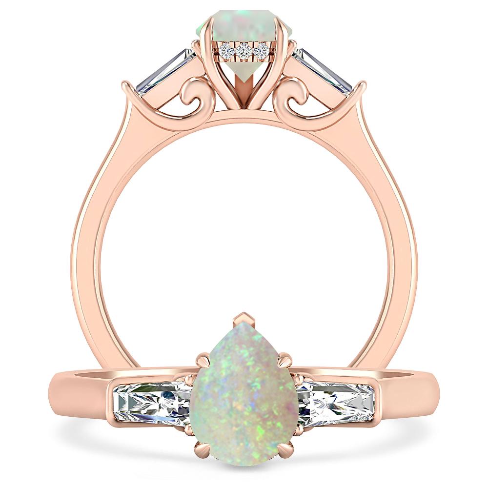 Rose Gold - Opal