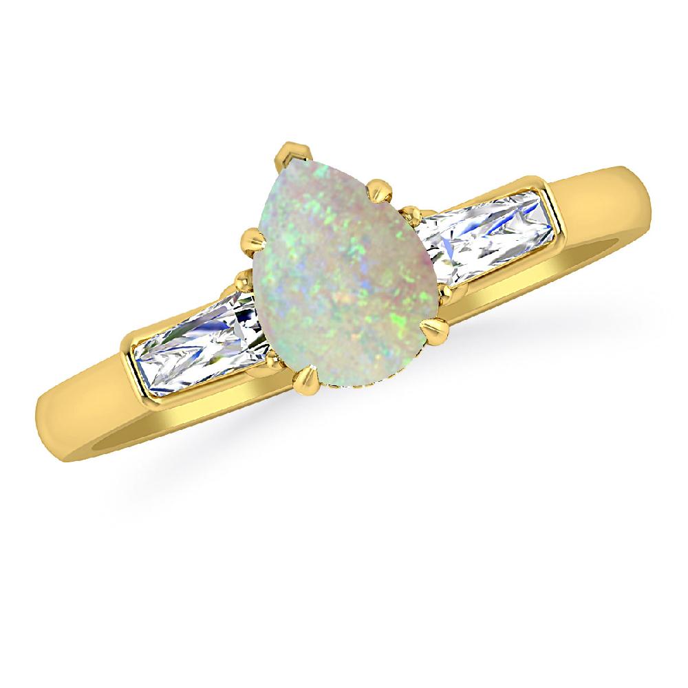 Yellow Gold - Opal