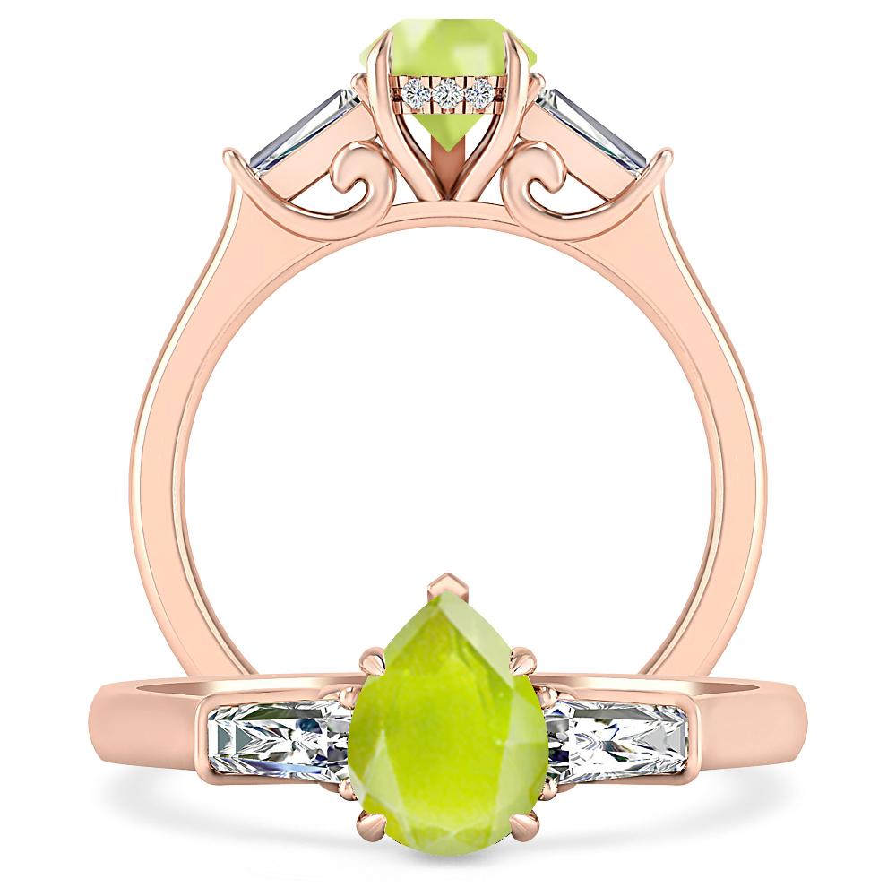 Rose Gold - Peridot