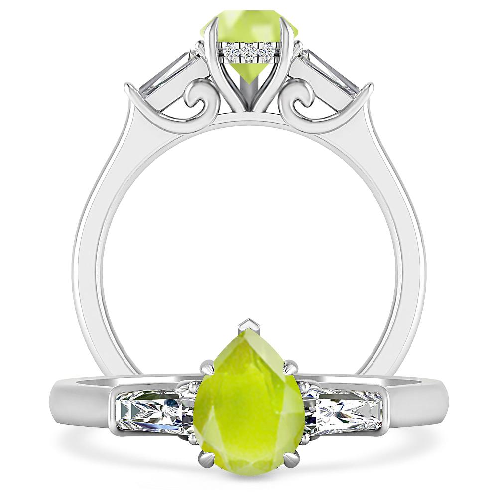 White Gold - Peridot