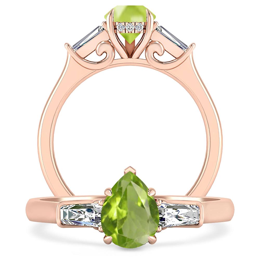 Rose Gold - Peridot