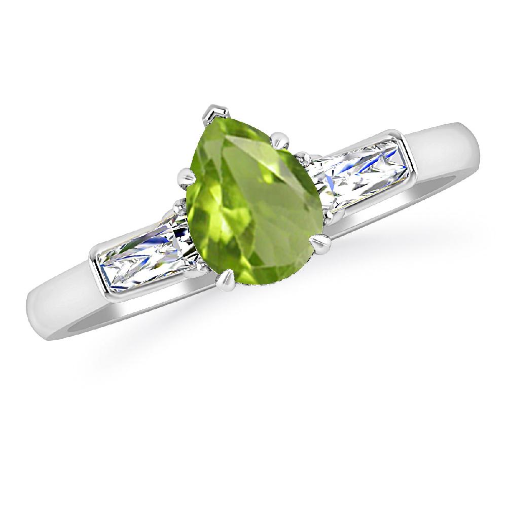 White Gold - Peridot