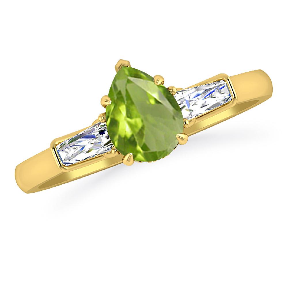 Yellow Gold - Peridot