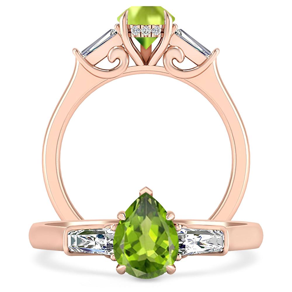 Rose Gold - Peridot