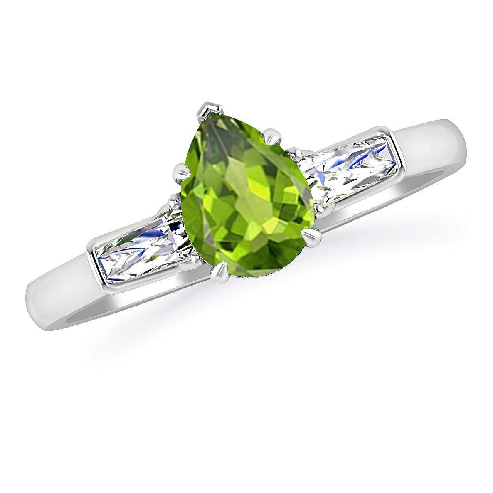 White Gold - Peridot