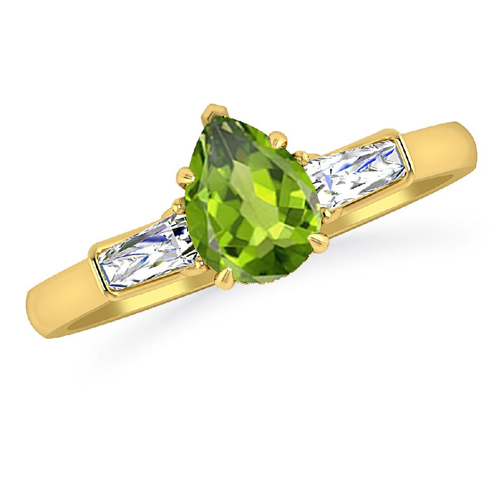 Yellow Gold - Peridot