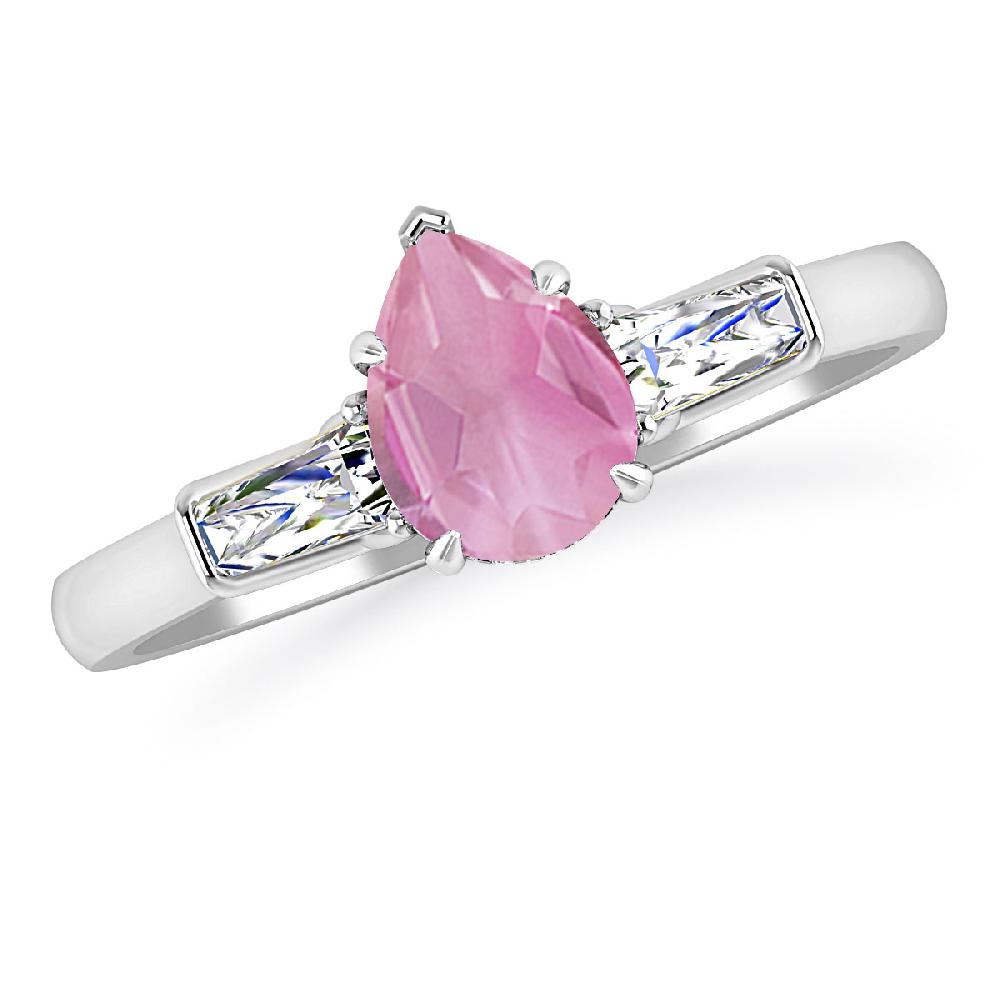 White Gold - Pink Tourmaline