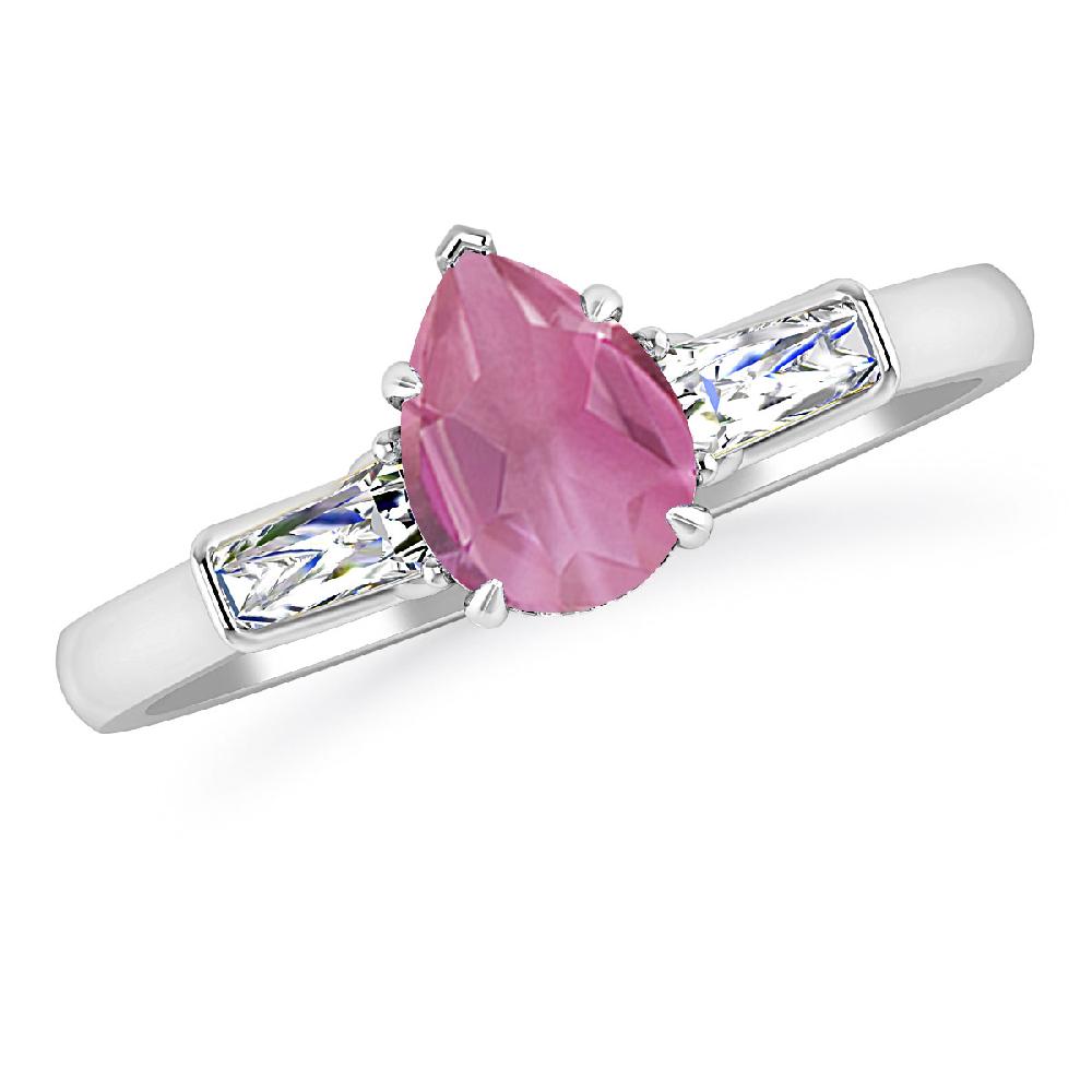 White Gold - Pink Tourmaline