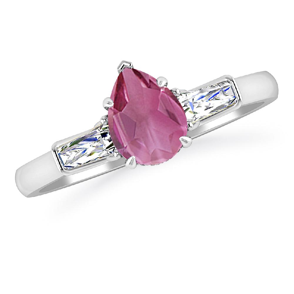 White Gold - Pink Tourmaline