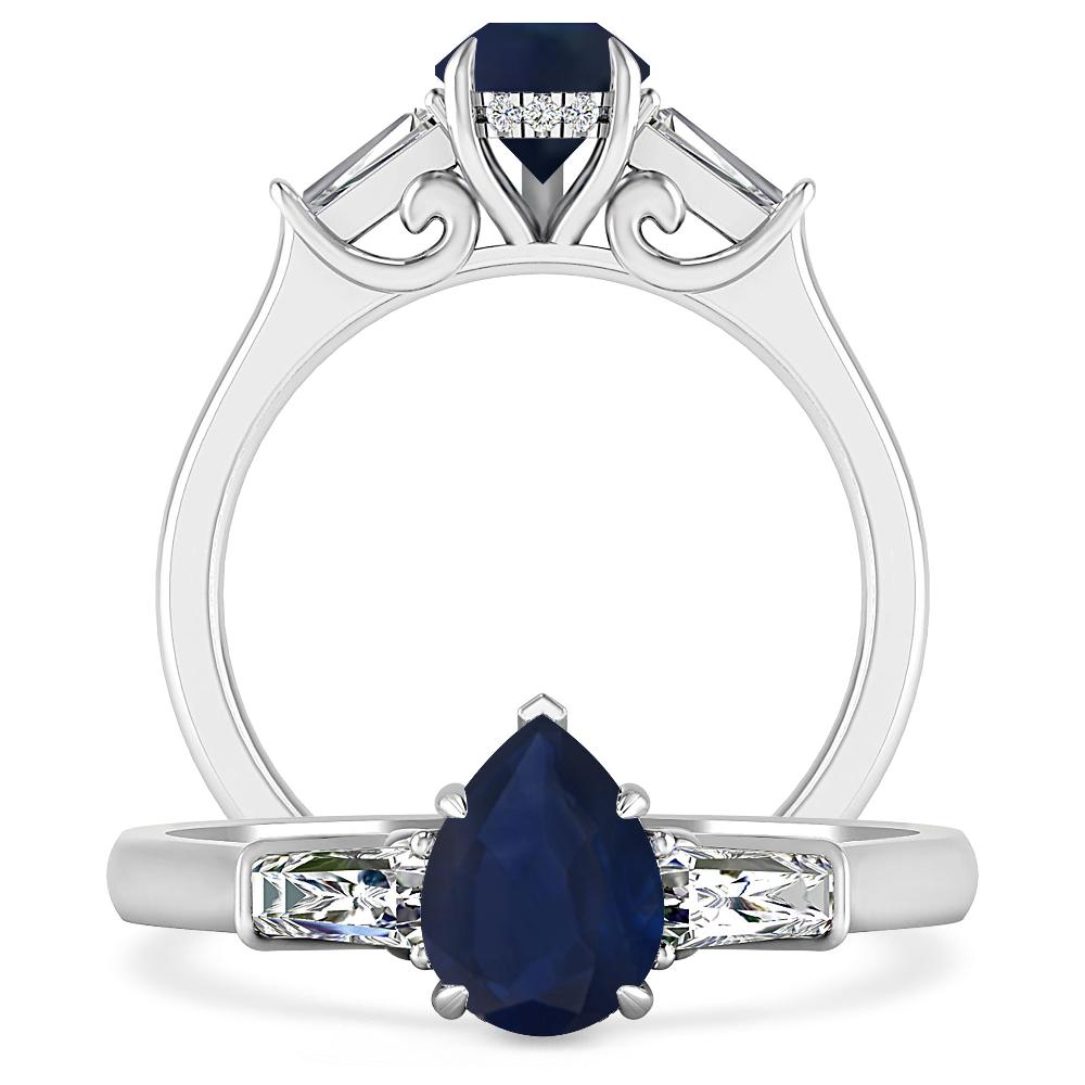 White Gold - Sapphire