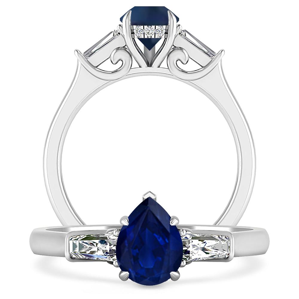 White Gold - Sapphire