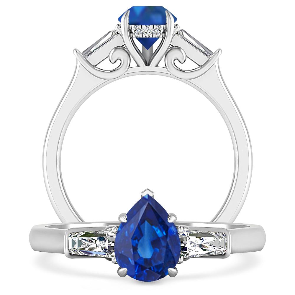 White Gold - Sapphire