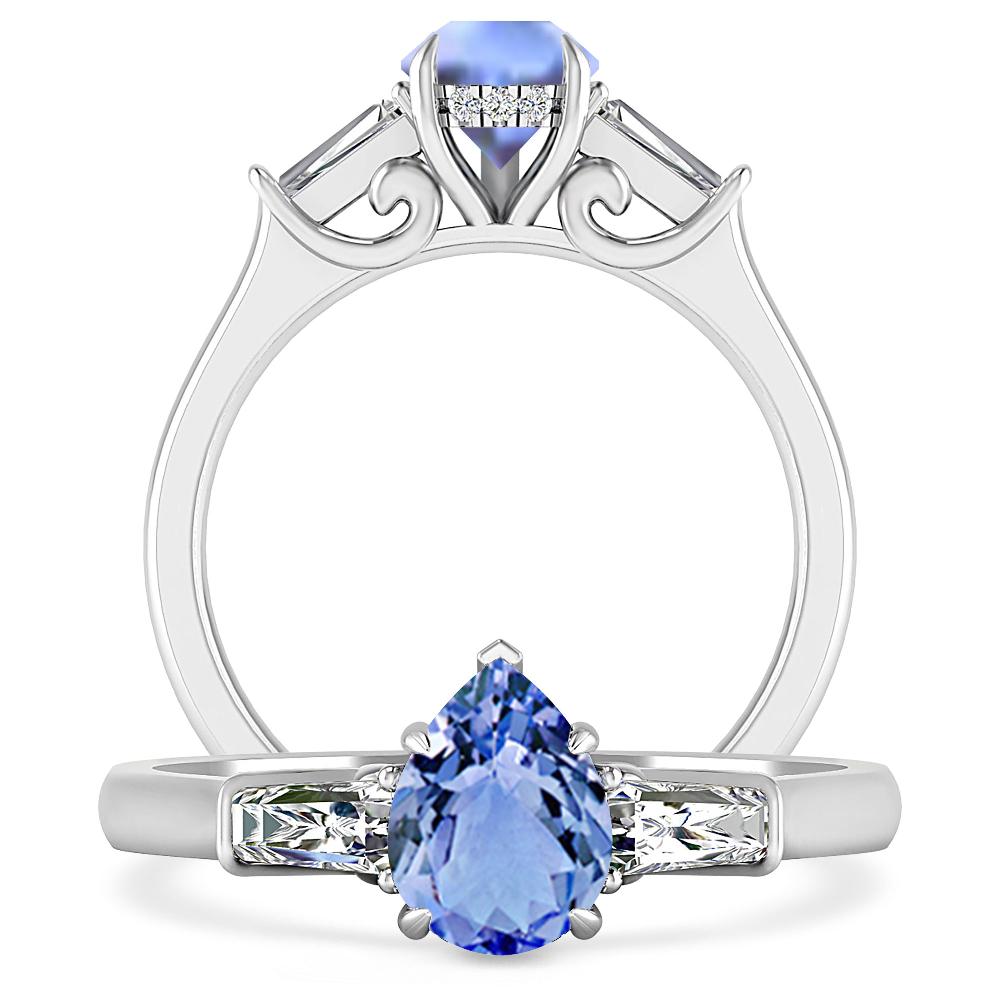 White Gold - Tanzanite