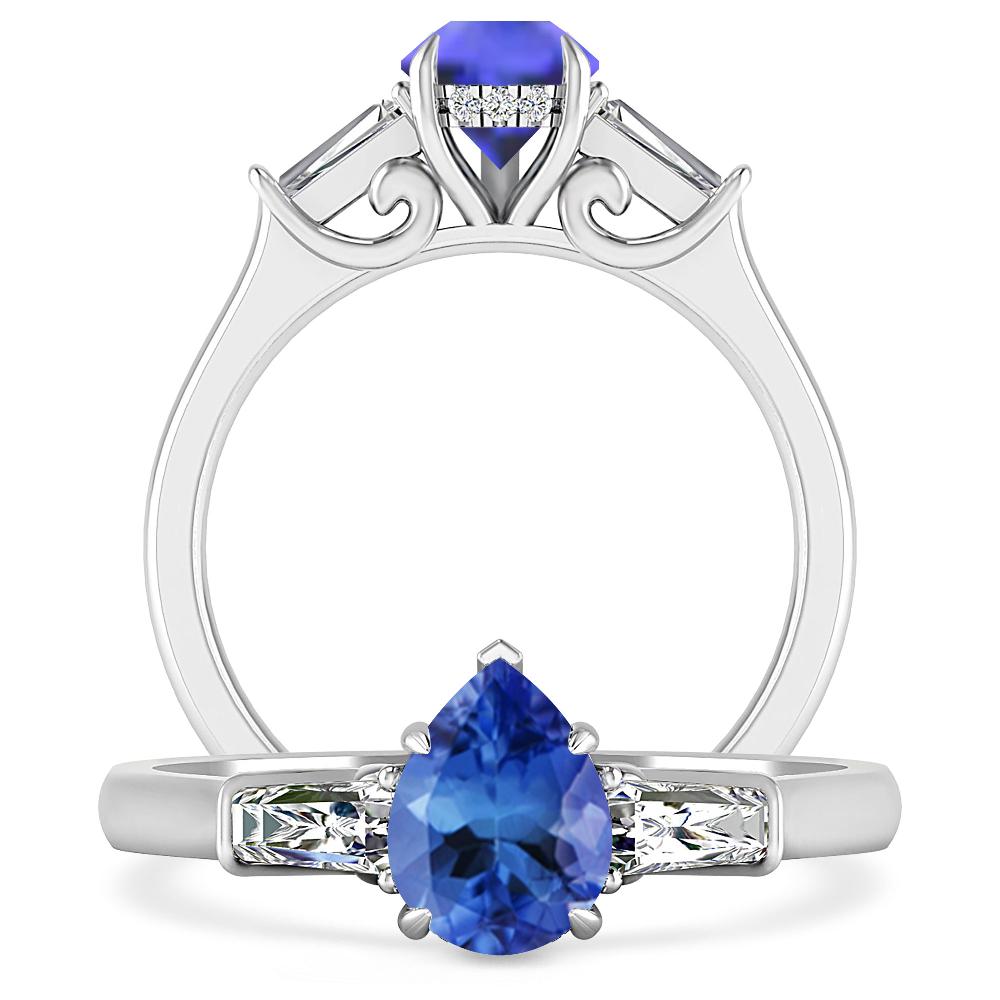 White Gold - Tanzanite