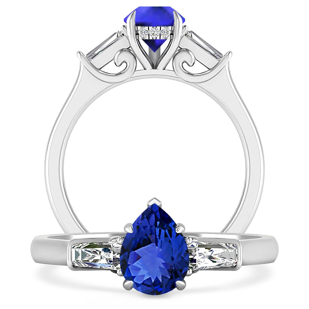 White Gold - Tanzanite