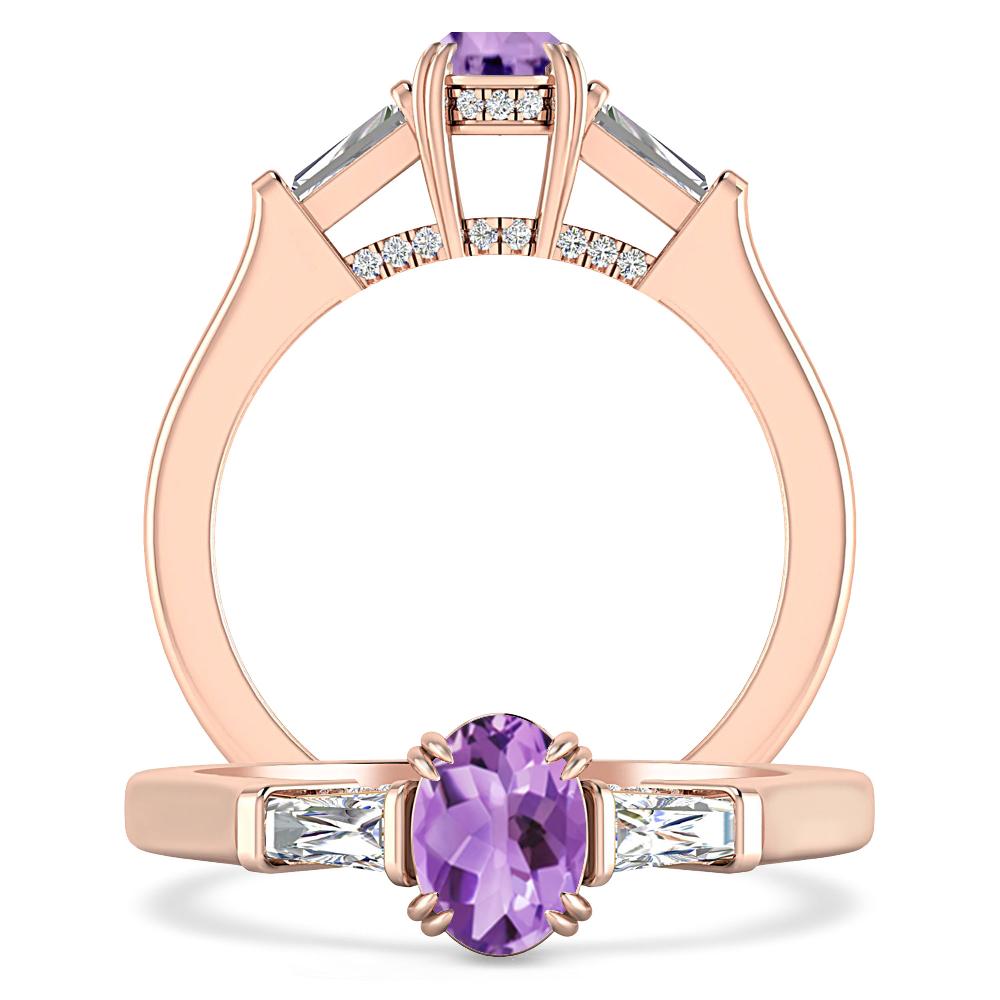 Rose Gold - Amethyst