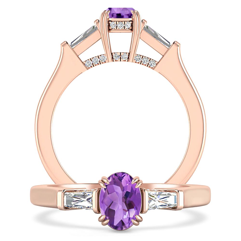 Rose Gold - Amethyst