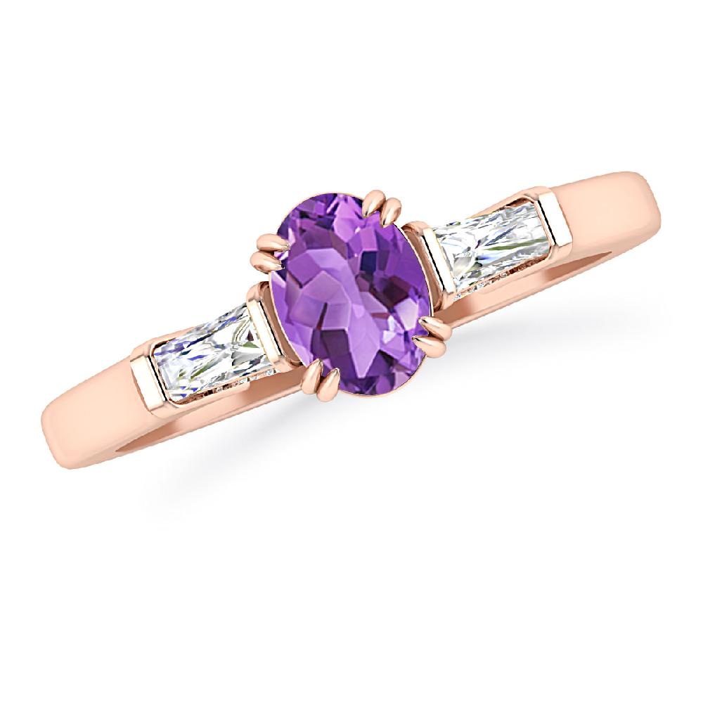 Rose Gold - Amethyst