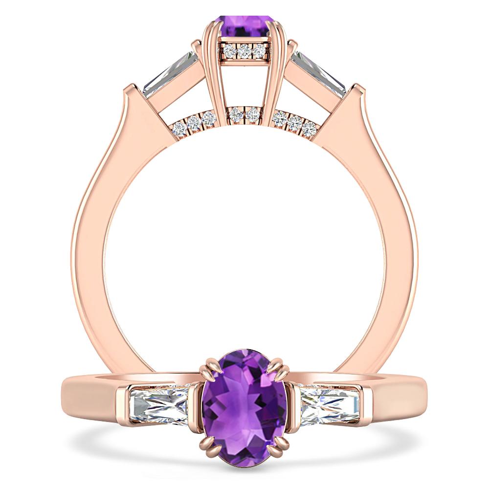 Rose Gold - Amethyst