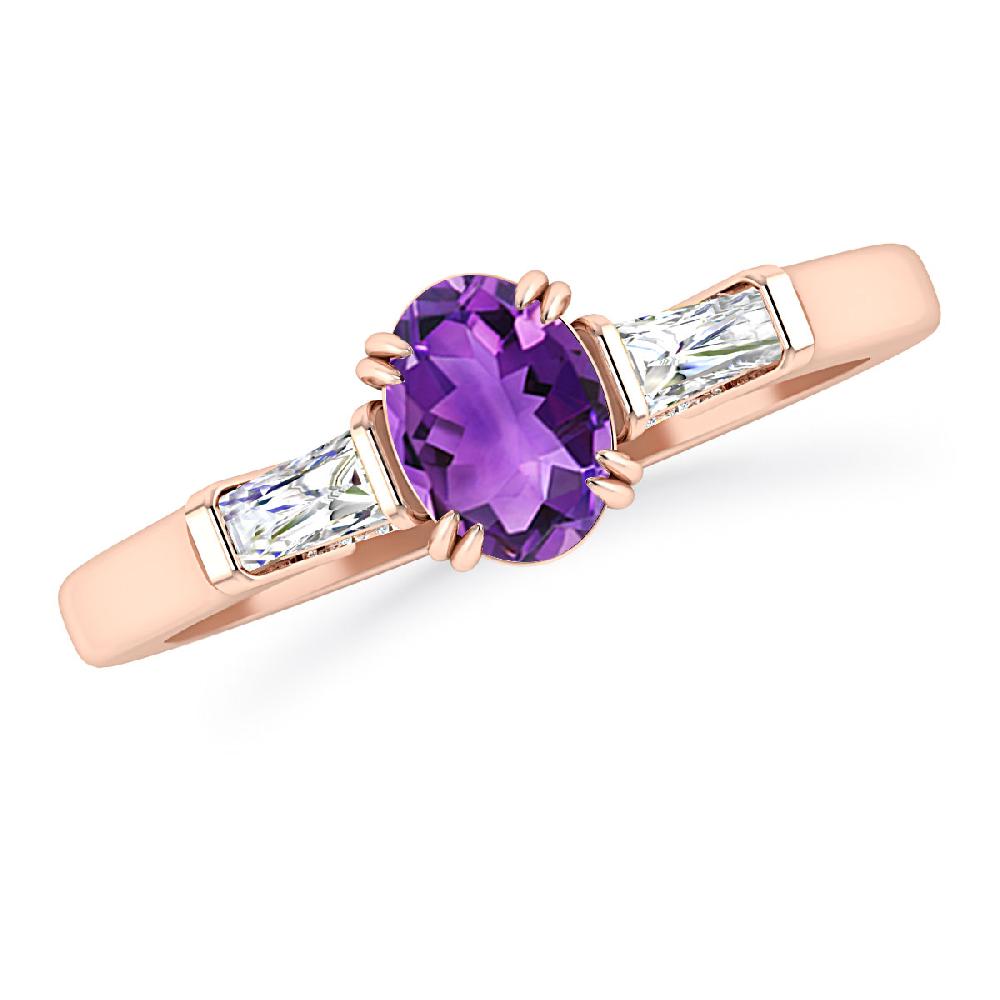 Rose Gold - Amethyst