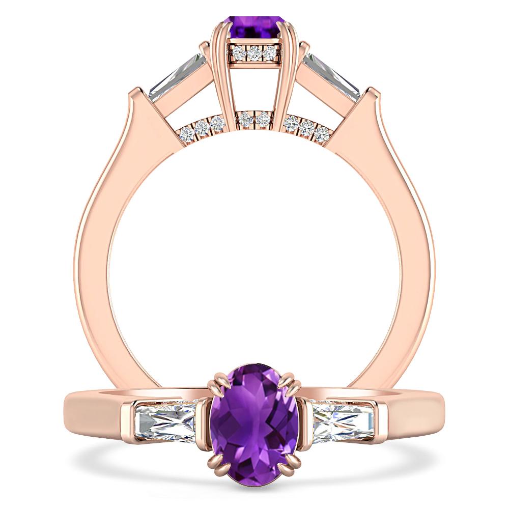 Rose Gold - Amethyst