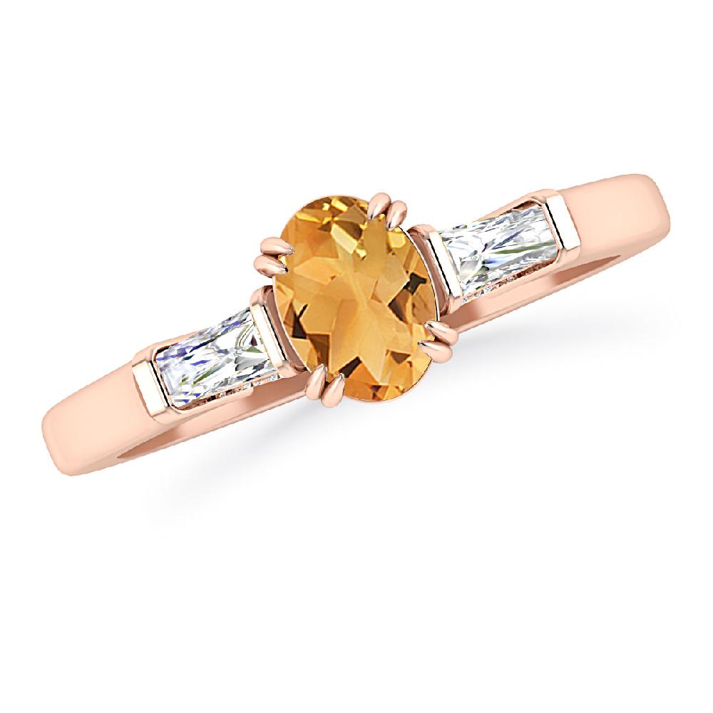 Rose Gold - Citrine