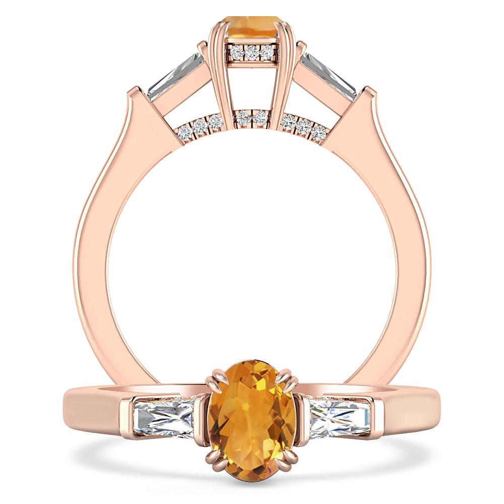 Rose Gold - Citrine