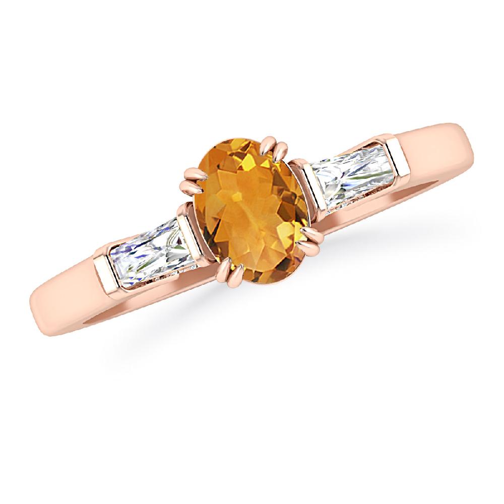 Rose Gold - Citrine