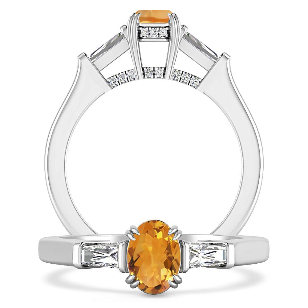 White Gold - Citrine